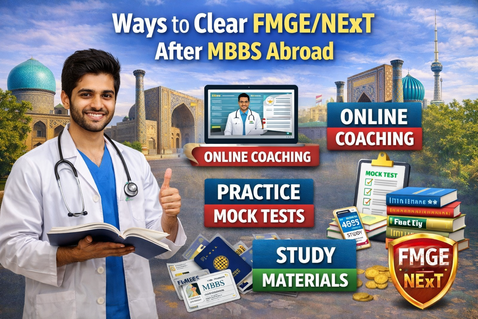 Ways to Clear FMGE/NEXT After MBBS Abroad